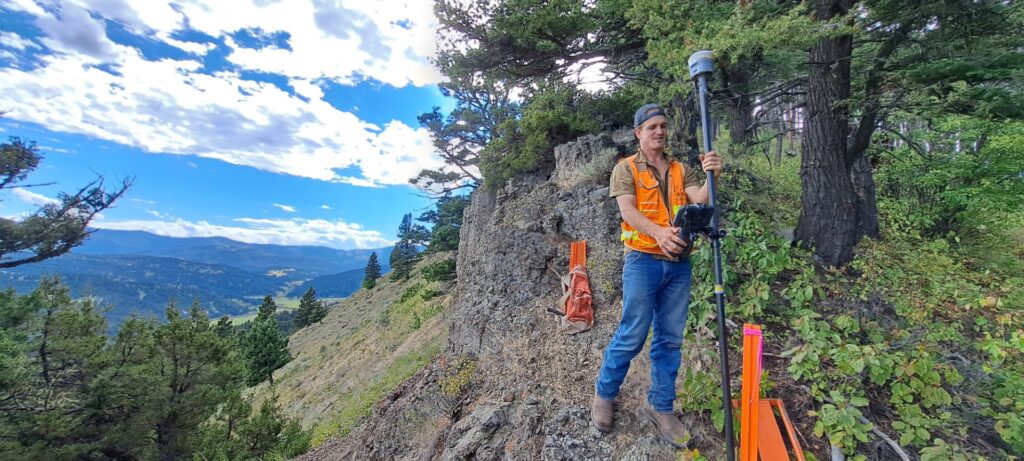 Nathan Bolton surveying